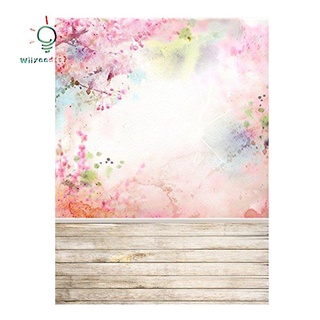 Phông nền chụp ảnh hình bông hoa màu hồng kích thước 0.9x1.5m 3x5ft