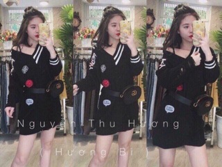 Áo len trễ vai giang zozo