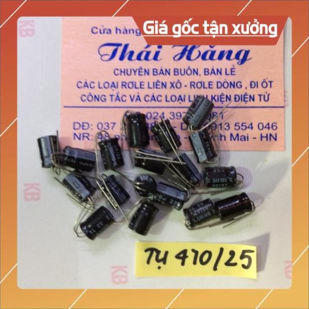 . Tụ hoá 470 M/25 v giá bán 50 chiếc ..