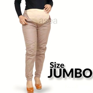 Image of ASEA Celana Kerja Ibu Hamil JUMBO / Maternity Pants Big Size - Celana Hamil Jumbo KH-02
