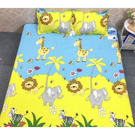 Ga trải giường bo chun chắc chắn,gồm kích thước 1m2,1m4,1m5,1m6