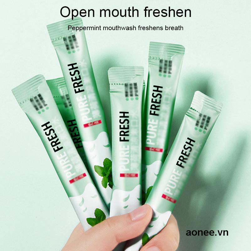 ✨✨Nước súc miệng  gói trắng răng giảm tình trạng ố vàng khỏe nứa lợi giảm hôi miệng Nội địa trung