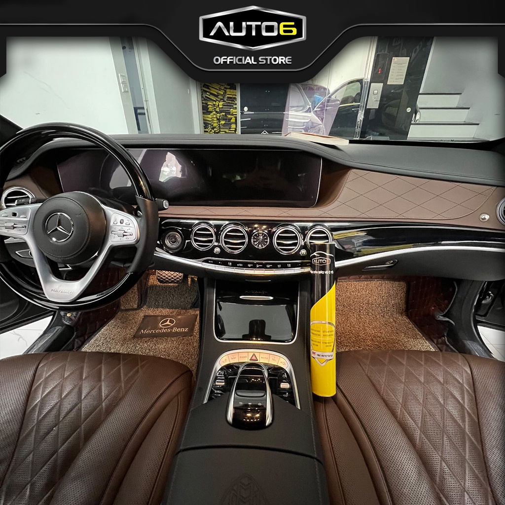 Bộ Film PPF trong suốt dán xe MAYBACH S450 2017-2021 chống xước bảo vệ nội thất ô tô - AUTO6