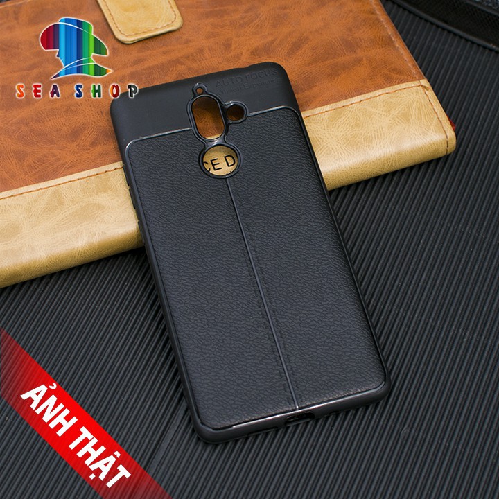 Ốp lưng Nokia 7 Plus vân da loại A