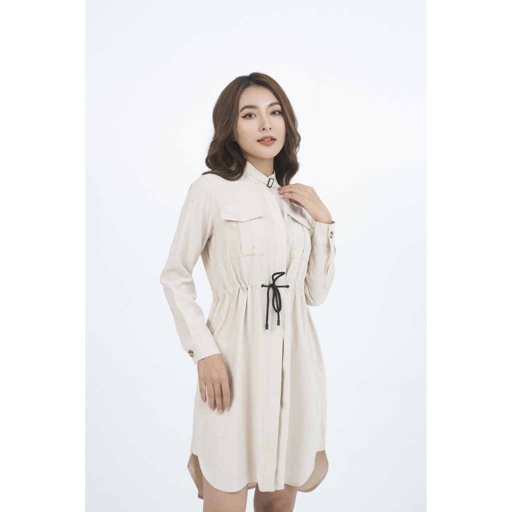 Đầm nữ rút eo thiết kế IVY moda MS 78B7677