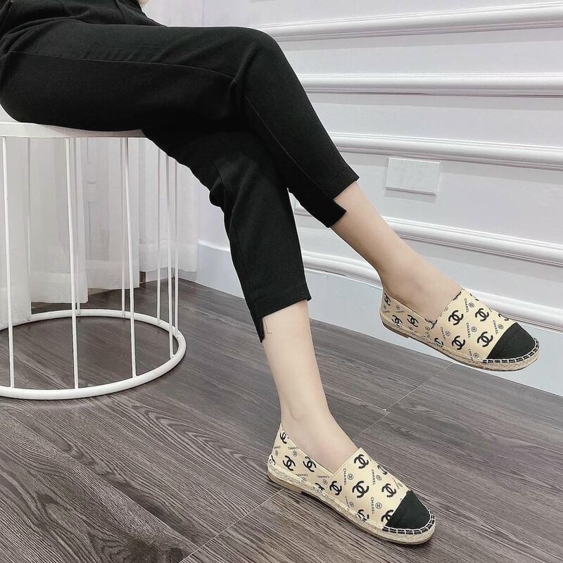 Slip on cói nữ - Giày lười vải