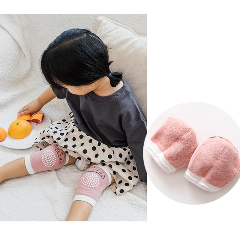 1 Cặp Đệm Bảo Vệ Đầu Gối / Khuỷu Tay Chống Trượt Giữ Ấm Cho Bé Tập Bò