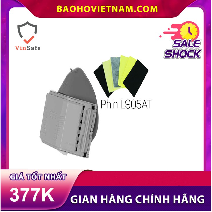 Mặt nạ phòng bụi Restech RM 100 + Phin L905 AT chống vi khuẩn. bụi