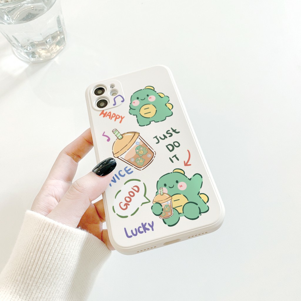 Ốp lưng iphone - Ốp iphone Godzilla Cute cạnh vuông 6/6plus/6s/6splus/7/7plus/8/8plus/x/xs/11/12/pro/max/plus/promax