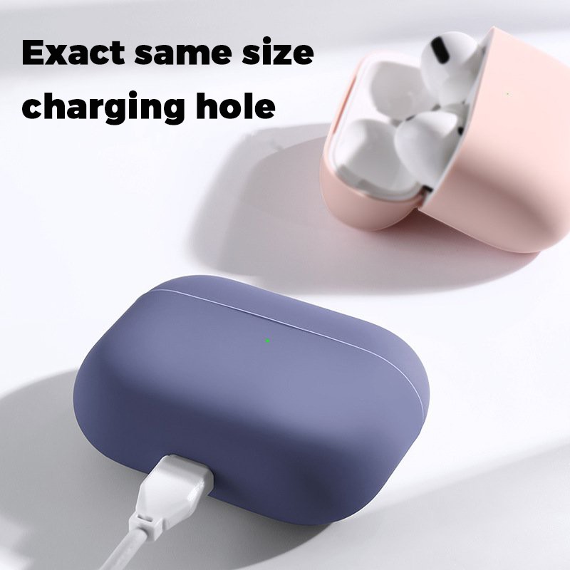 Vỏ bảo vệ hộp sạc tai nghe Airpods bằng silicon thời trang cao cấp