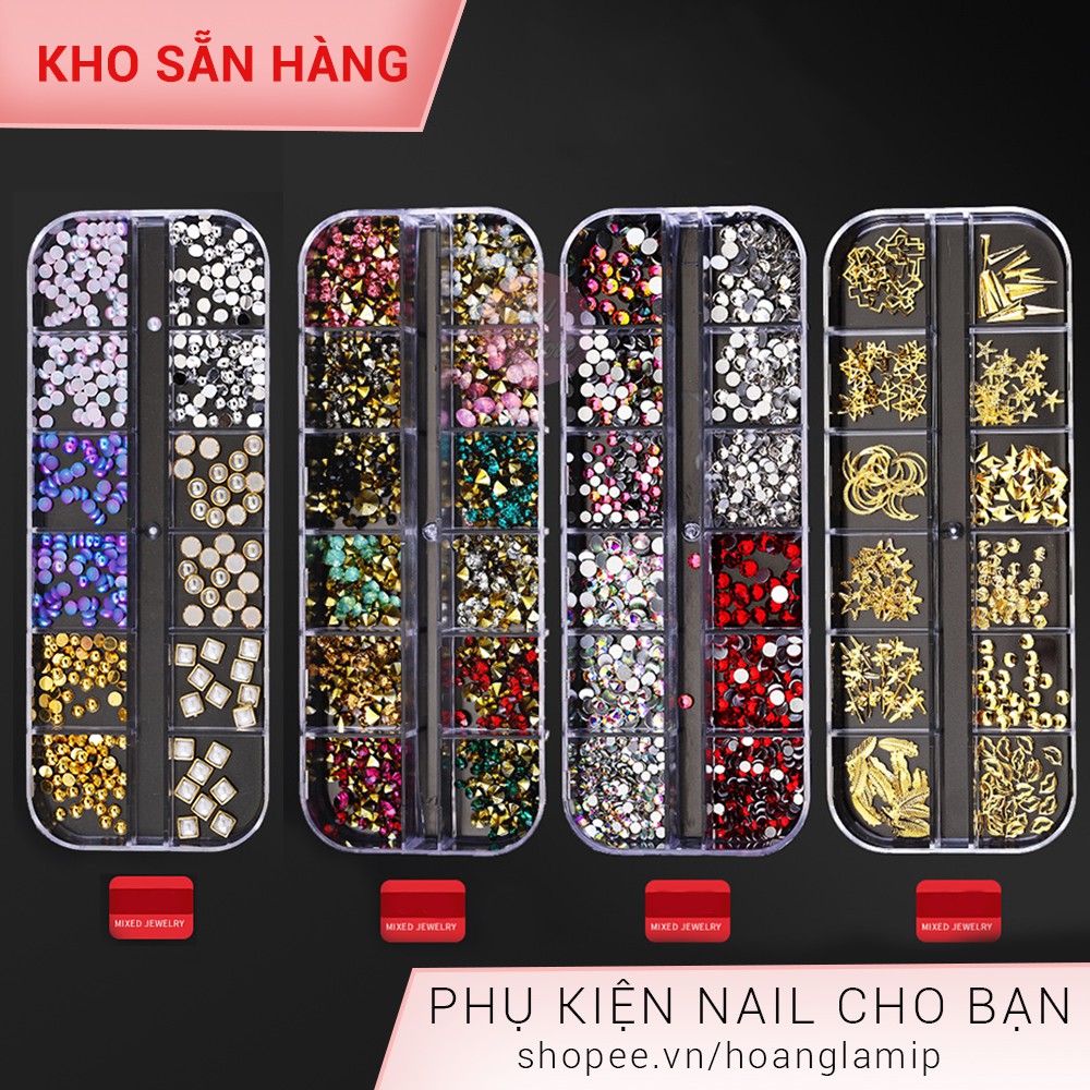 [Mã COSBEST27 giảm 10% đơn 250K] Đá trang trí móng khay phụ kiện nail Mixed Jewelry P1 - Bảng 1 | WebRaoVat - webraovat.net.vn