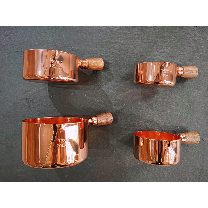 Hũ inox có cán gỗ rót sốt, gia vị cho nhà hàng - nhà bếp