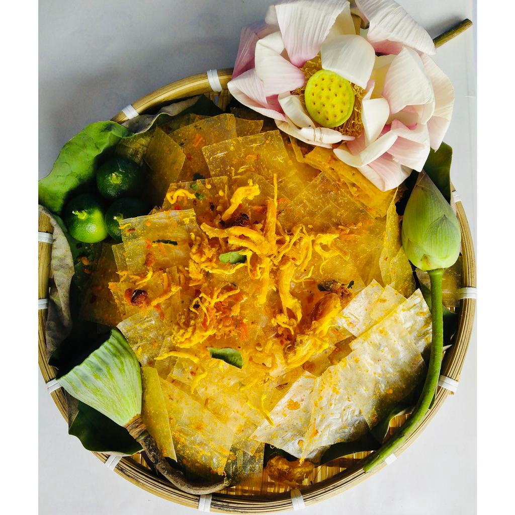 Bánh tráng khô gà lá chanh ĐẶC BIỆT  - Đồ ăn vặt NHƯ NGỌC - BÁNH HÚT CHÂN KHÔNG AN TOÀN VỆ SINH
