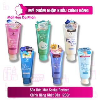 Sữa Rửa Mặt Senka Perfect Tạo Bọt, Dưỡng Ẩm, Dịu Nhẹ, Sạch Da, Bọt Tơ Tằm Trắng Mịn Chính Hãng Nhật Bản 120Gr