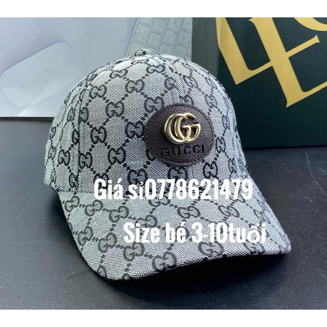 Mũ lưỡi trai danh cho bé trai logo G:c - Nón kết G.G trẻ em 3 - 10 tuổi (Cap-Nón(Most))