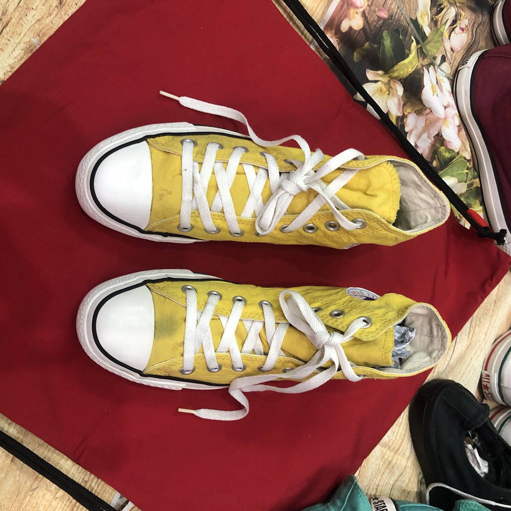 size39.5 Giày converse 2hand real (đã qua sử dụng) 😘FREESHIP😘Chính hãng giá rẻ