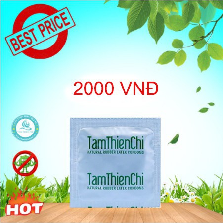 [Chính Hãng] (DEAL 2K) Bao cao su Tâm Thiện Chí túi 1 chiếc TTC