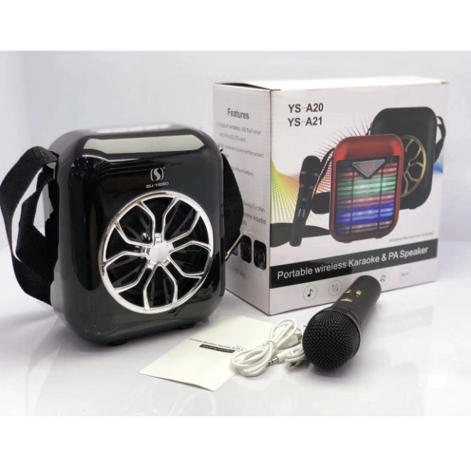 Loa Karaoke Mini YS-A20 Tặng Micro Không Dây