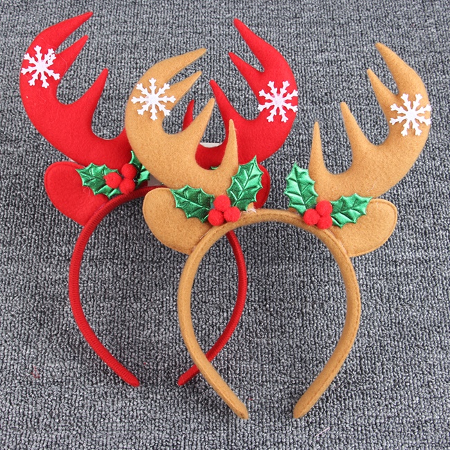 bờm tuần lộc giáng Sinh cài tóc nhiều mẫu vải nhung, nỉ chất liệu đẹp, bờm giáng sinh kiểu mới