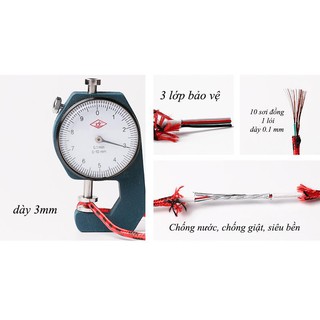 Cáp Sạc Dây Dù Chống Đứt 100cm Cao Cấp