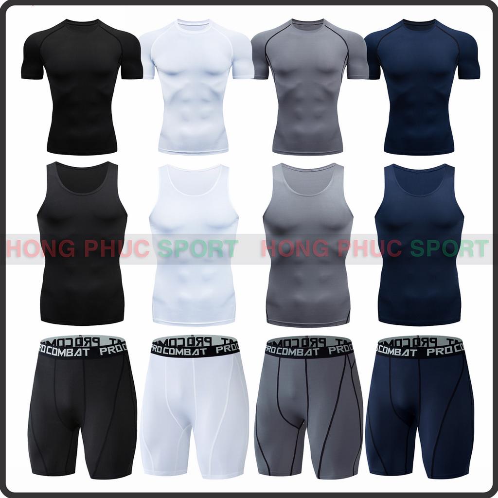 [HÀNG CAO CẤP] BỘ QUẦN GIỮ NHIỆT LEGGING COMBAT PRO NAM TẬP GYM BÓNG ĐÁ BÓNG RỔ CHƠI THỂ THAO