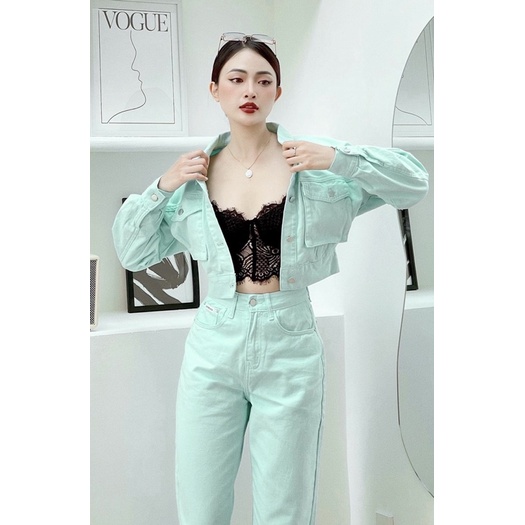 Áo khoác kaki jeans QC