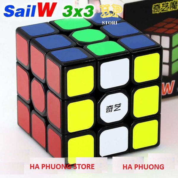 Rubik 3x3 Robik Qiyi Sail W Khối Lập Phương 3 Tầng Ma Thuật Xoay Mượt, Lõi Cứng Cáp Bền - RB01