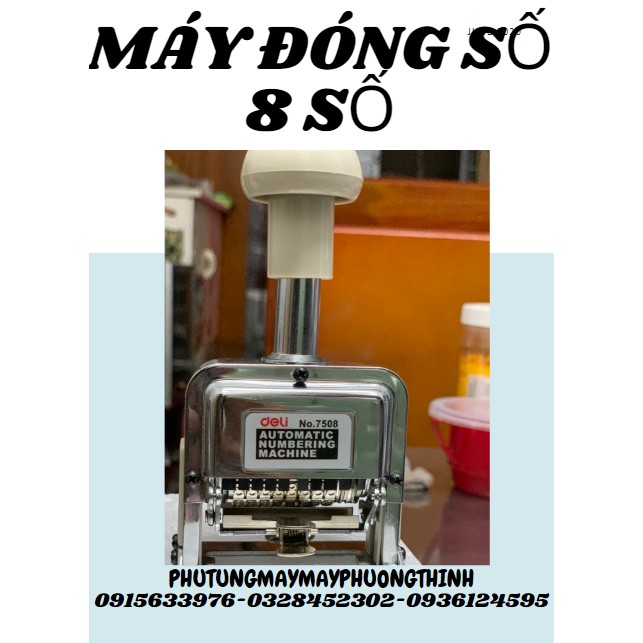 MÁY ĐÓNG SỐ (8 SỐ)