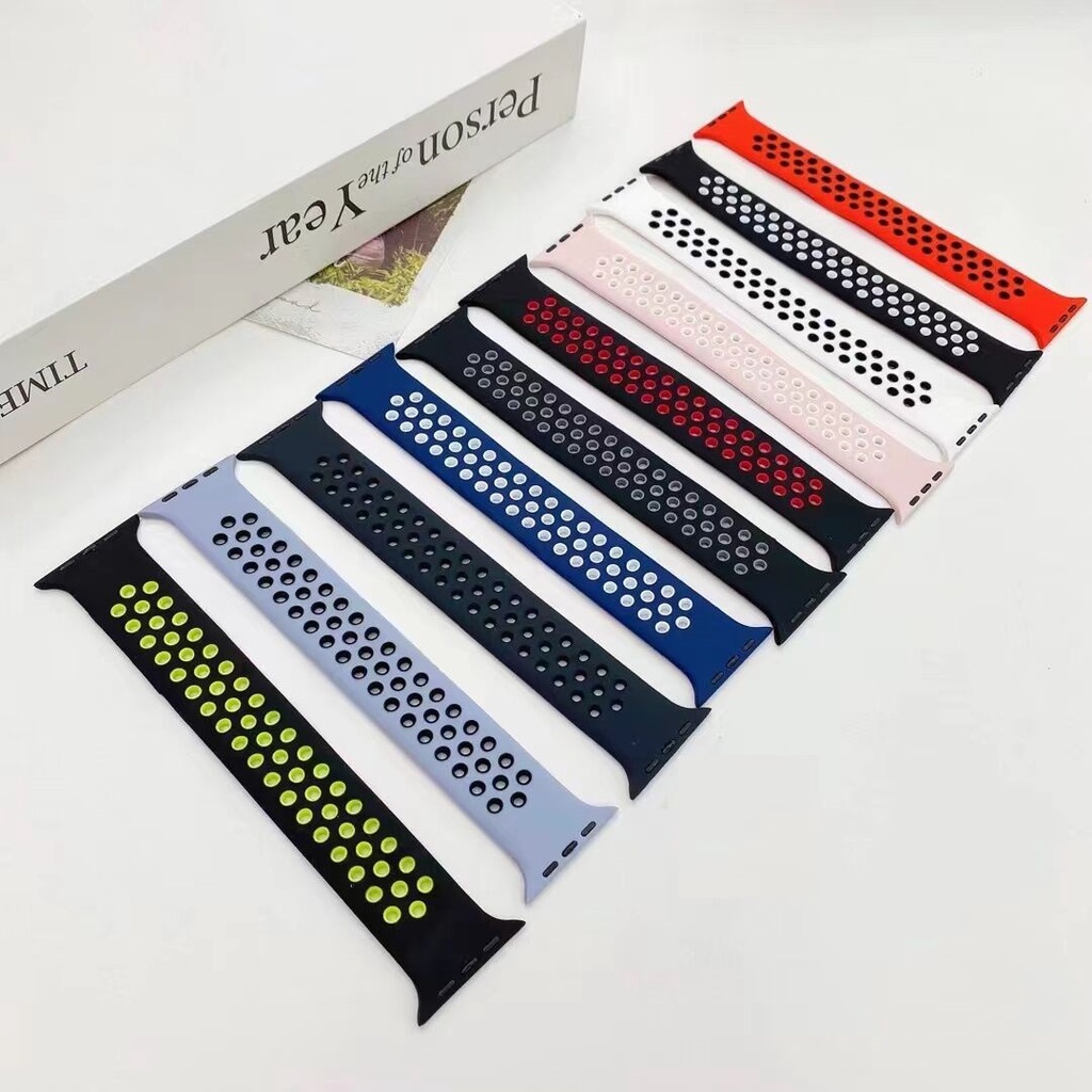 Vòng Silicon Solo Co Giãn Cho Đồng Hồ Thông Minh Apple Watch 41 / 40 / 38mm 49 / 45 / 44 / 42mm Ultra / 8 / 7 / SE / 6 / 5 / 4 / 3 / 2 / 1