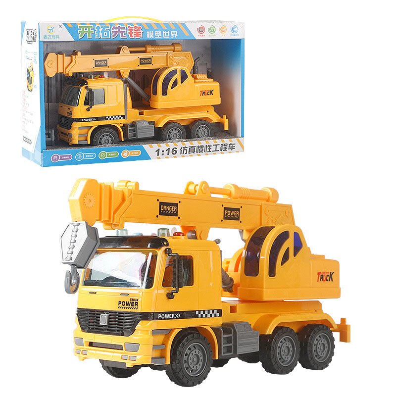 Bộ xe kỹ thuật có đèn tỷ lệ 1:16