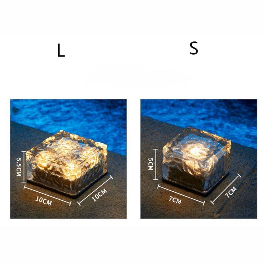 YIYU Đèn LED Hình Khối Đá Chống Thấm Nước Trang Trí Cầu Thang Sân Vườn