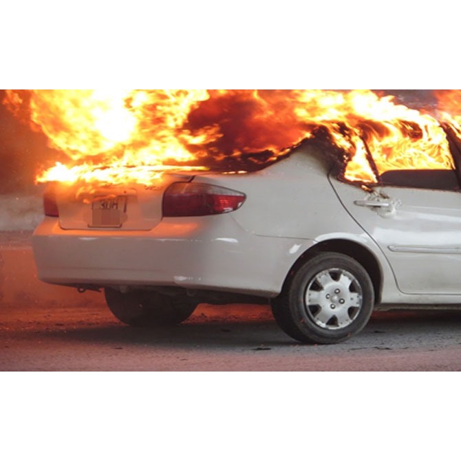 Bình cứu hỏa mini - Bình chữa cháy ô tô xe chính hãng Focar Foam Fire Exstinguisher xuất khẩu Đức FEMARI