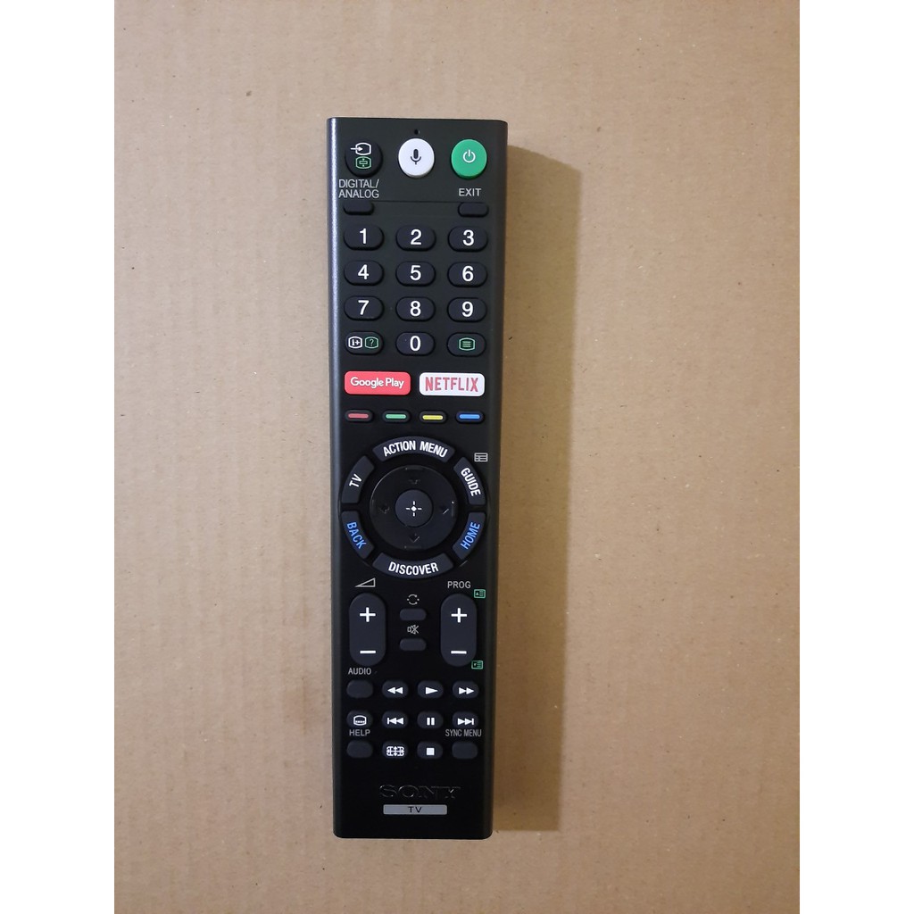 Remote Điều khiển tivi Sony giọng nói- Hàng mới logo Sony mạ bạc BH 6 tháng Tặng kèm Pin