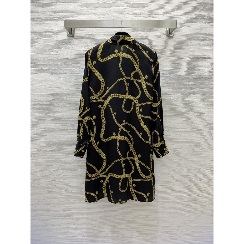 Váy sơ mi nữ thời trang cao cấp Versace phong cách thời thượng, thanh lịch...