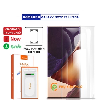 Cường lực Samsung Galaxy Note 20 Ultra / Note 10 Plus / Note 10 Pro full màn hình đèn UV cỡ lớn chính hãng T-Max