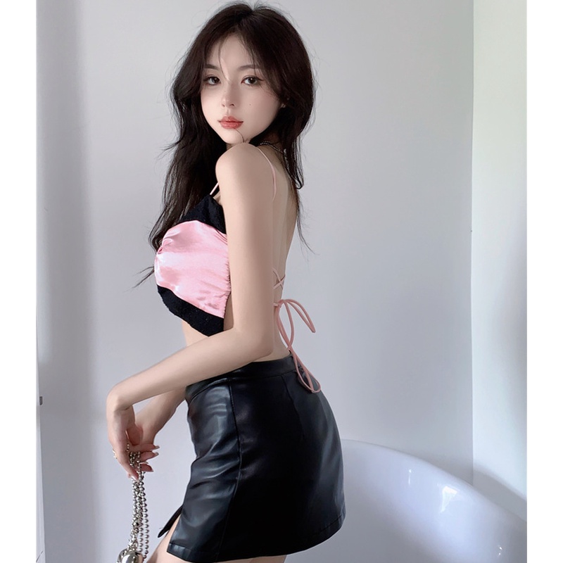 Áo Hai Dây Đính Nơ Quyến Rũ Thời Trang Mùa Hè Dành Cho Nữ