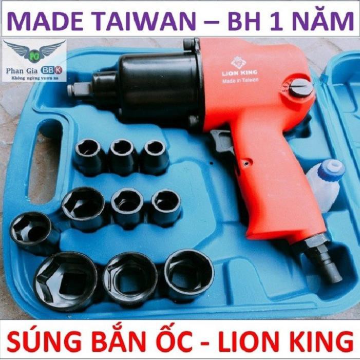 [SALE OFF]  SÚNG VẶN ỐC, XIẾT BU LÔNG BẰNG KHÍ NÉN LION KING