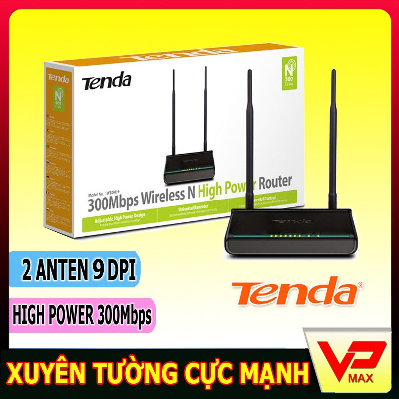 Bộ phát Wifi Tenda xuyên tường cực mạnh W309 R+ FH305 F303 công suất cao, xuyên tường và có khả năng thu sóng và phát lạ