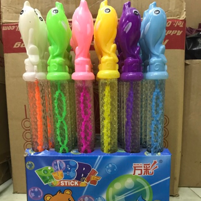 Ống thổi bong bóng xà phòng cỡ đại 35 cm - hộp 24 cây
