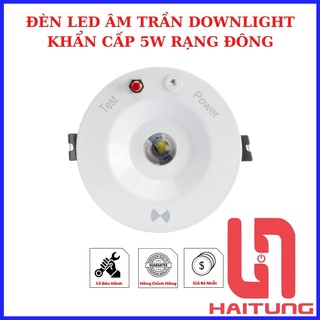 Đèn led âm trần downlight khẩn cấp 5w rạng đông. hàng chính hãng rạng đông