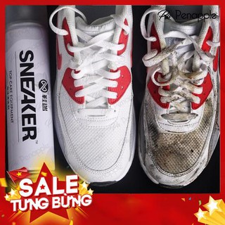 [Siêu Sale] Chai Xịt Tạo Bọt Vệ Sinh Giày Sneaker, Bình Xịt Trắng Giày Tiện Lợi Nhanh Gọn Tiện Dụng