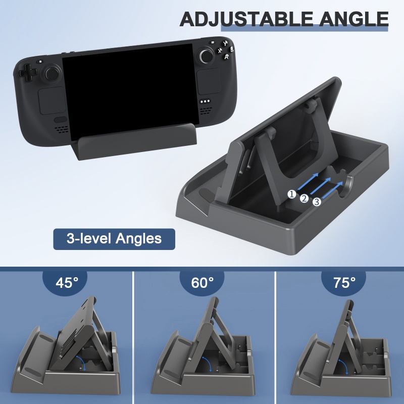 【3C】 1Set Adjustable Base Stand Universal Multi-angle Cradle for Switch/Phone/Tablet