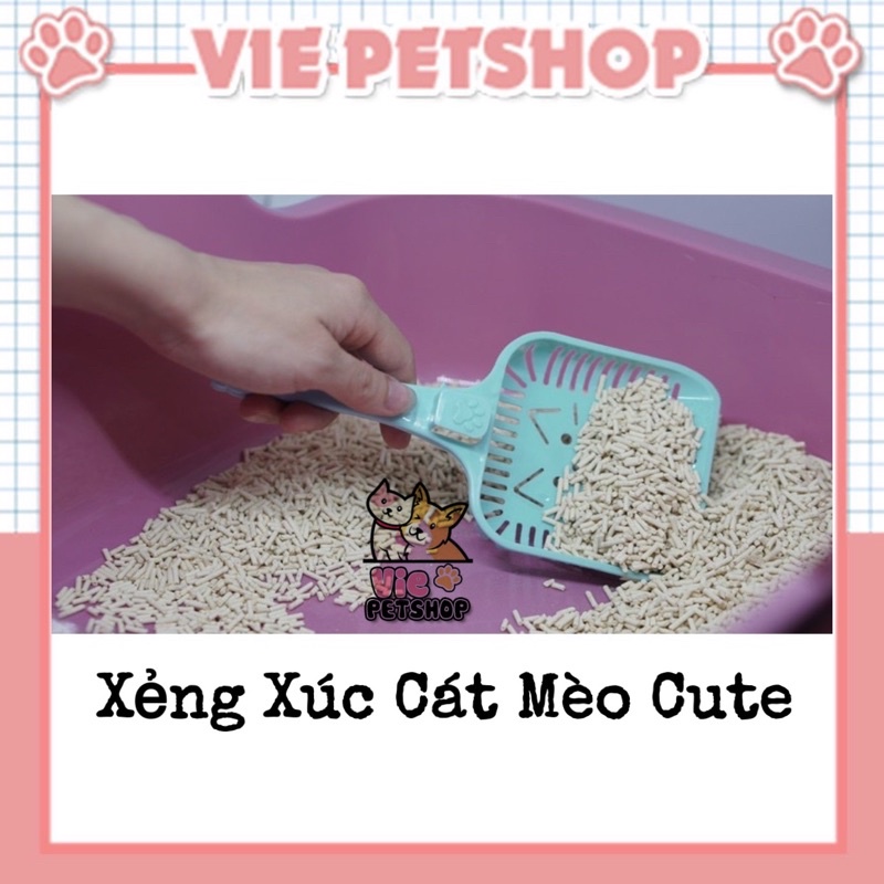 Xẻng Nhựa Xúc Cát Mèo Cute Loại Nhỏ | Vie PETSHOP