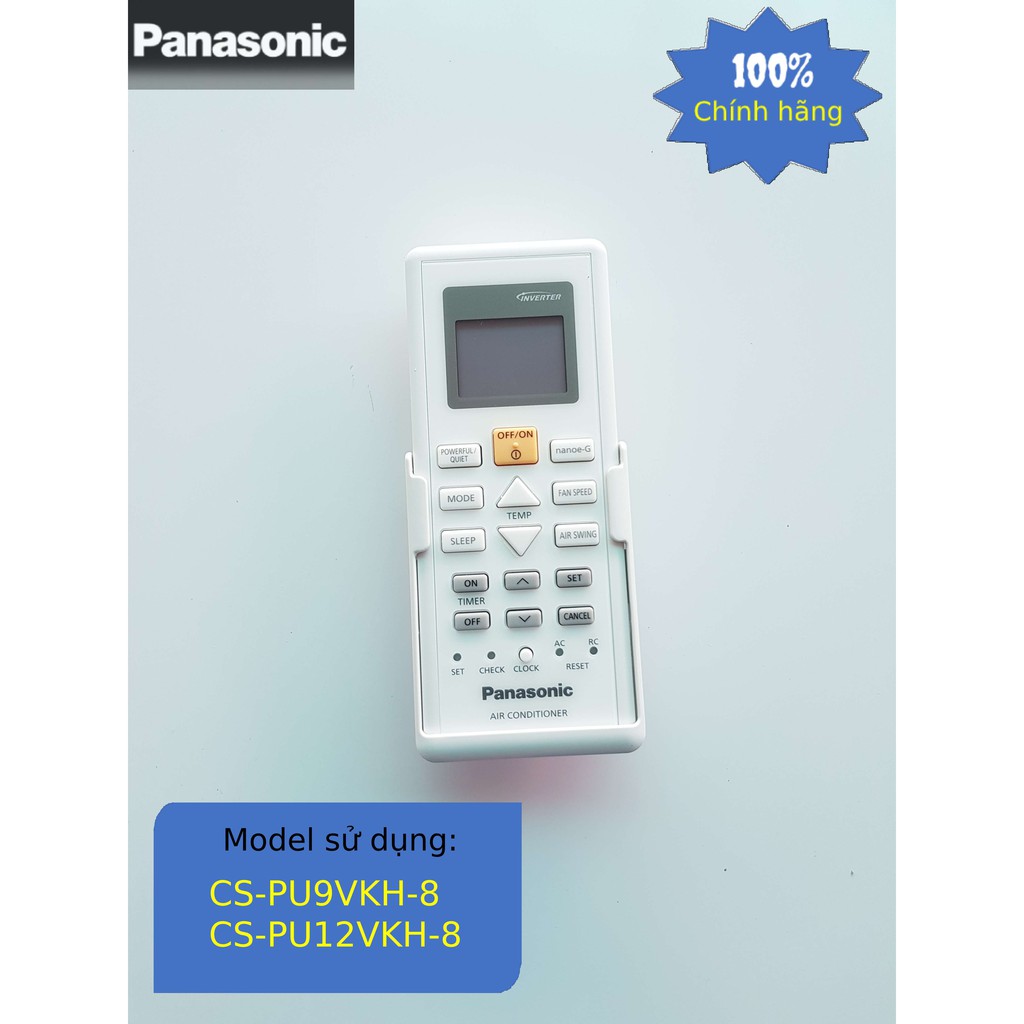 [Mã ELHA22 giảm 5% đơn 300K] [REMOTE] Điều khiển máy lạnh Panasonic - CS-PU12VKH-8