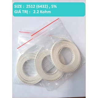2512 , 5%, 2.2 kohm - điện trở dán