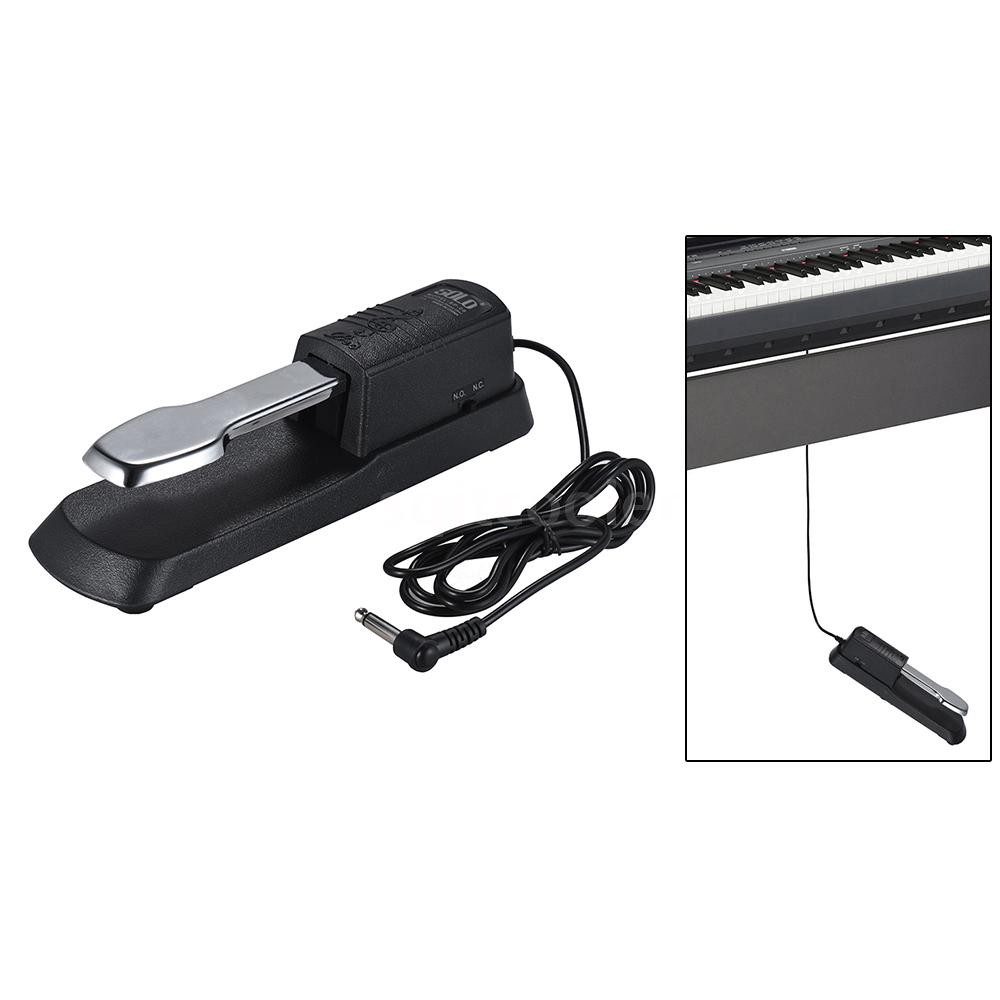 SQC Universal Piano Sustain Pedal Keyboard Foot Damper Pedal with 6.35mm Plug for Casio Yamaha Roland Electronic Organ M