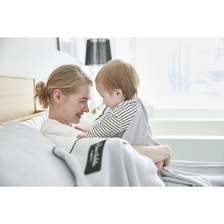 Chăn/ Mền Hè Muslin [Xám] mềm mại thông thoáng cho bé nhập khẩu Bonitabebe HQ