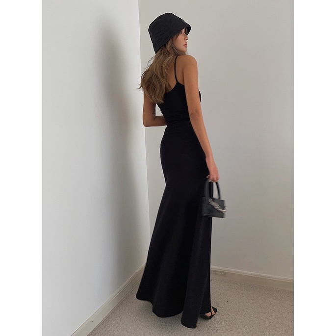 Đầm Maxi Nữ Hai Dây, Dáng Xoè Đuôi Cá - Tharo Clothing [DAM00022]