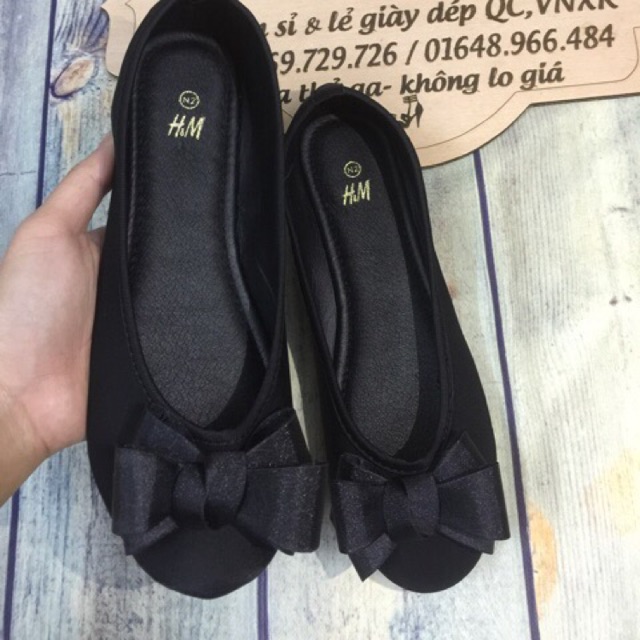 Giày Hm nơ to