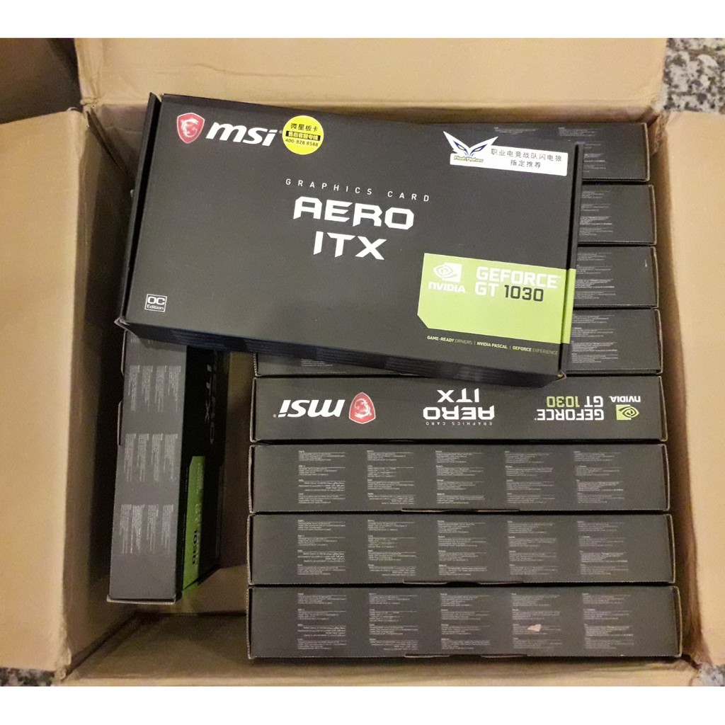 Card Màn Hình - VGA MSI GT1030 AERO ITX 2G OC 64BIT MỚI FULL BOX BH 36 THÁNG